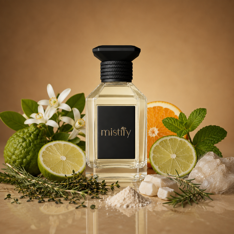 Herb Murmur fragrance bottle from Guerlain's Inspiration: Herbes Troublantes collection, featuring an elegant design with herb-themed accents.