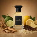 Bottle of Inspiration L Red Tea Vetiver perfume by Clive Christian, featuring a sleek glass design with a black cap.