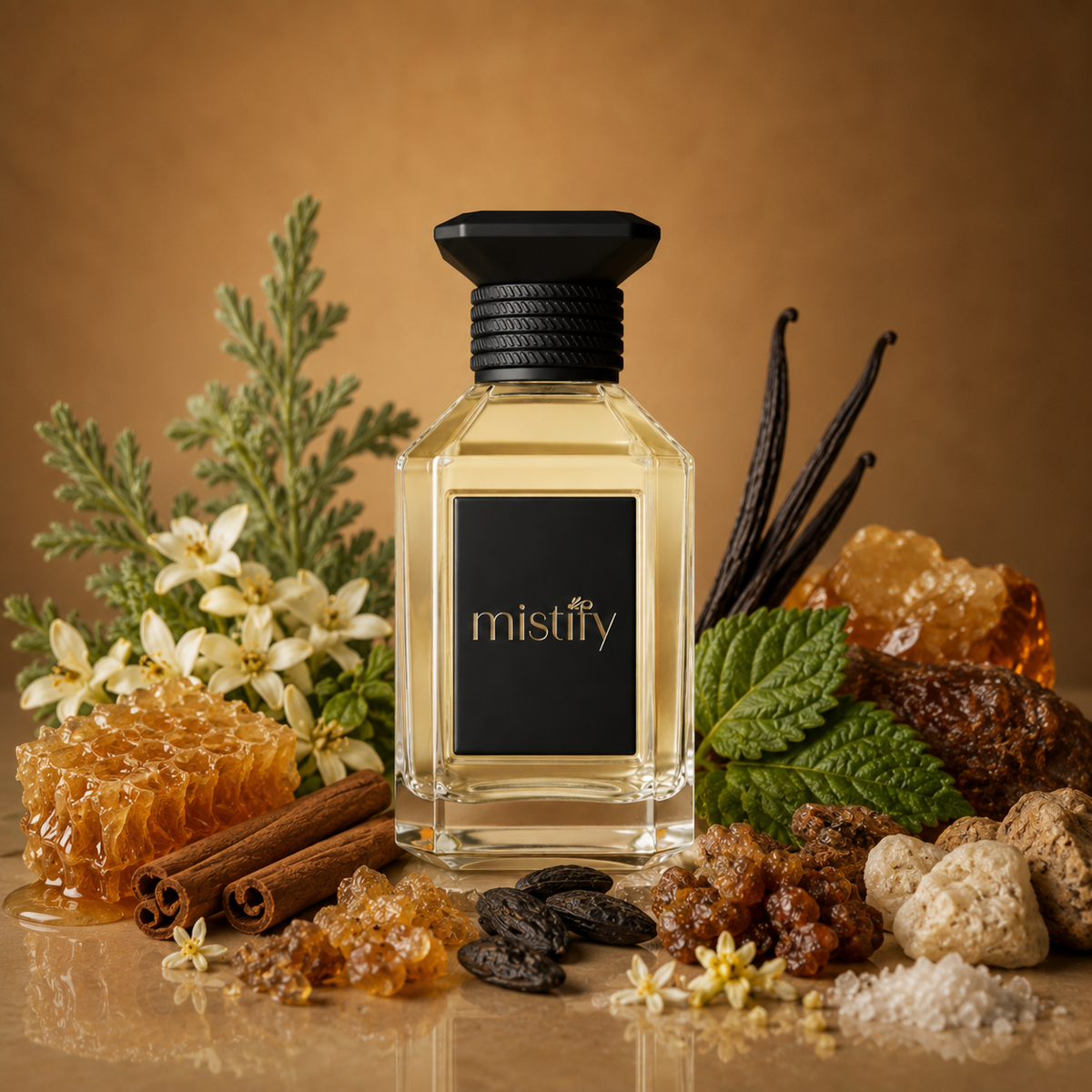 Oajour fragrance by Parfums de Marly, elegant perfume bottle with intricate design and gold accents, on a neutral background.