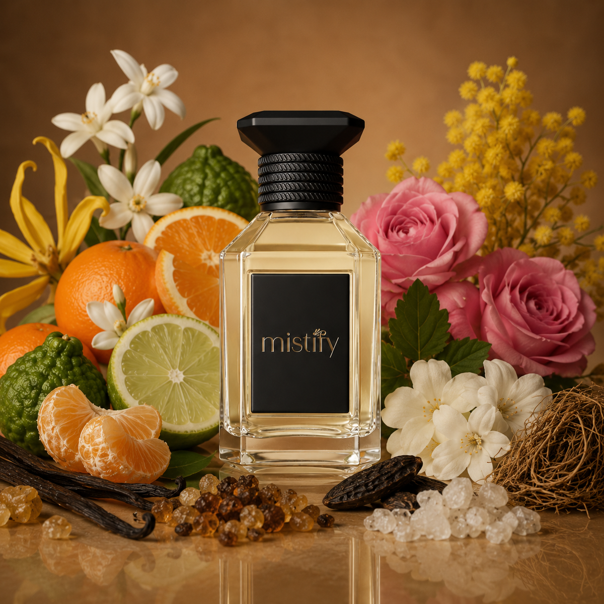 Cocoiselle perfume bottle inspired by Coco Mademoiselle by Chanel, elegant glass container with floral and citrus fragrance hints.