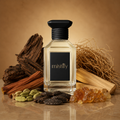 Woody Oud perfume bottle by Inspired By Oud Wood Tom Ford, featuring a sleek glass design and luxurious packaging.