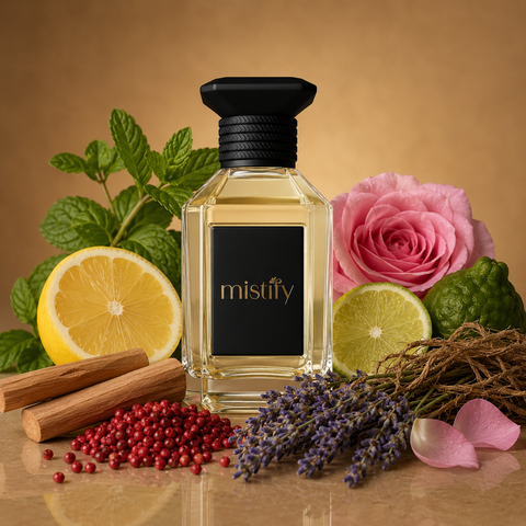 Inspired By Viking Creed Voyager fragrance bottle with sleek design and navy blue accents, displayed on a neutral background.