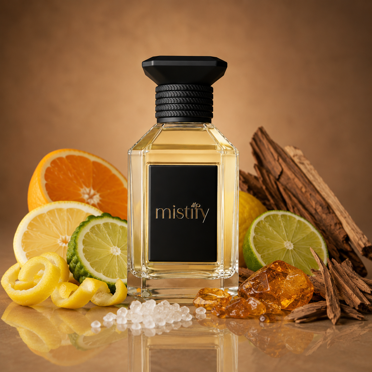 Elegant bottle of Musky Elixer perfume by Inspired By Musk Elixir Christian Dior, showcasing its luxurious fragrance design.