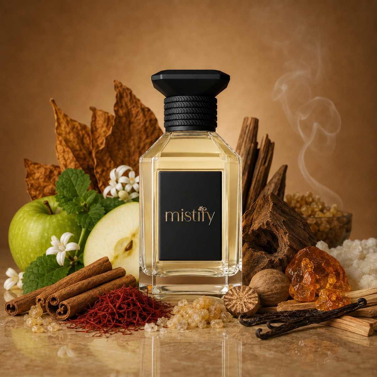 Bottle of Inspired By: Red Tobacco Mancera Scarlet Tobacco fragrance with dark red liquid and elegant packaging.