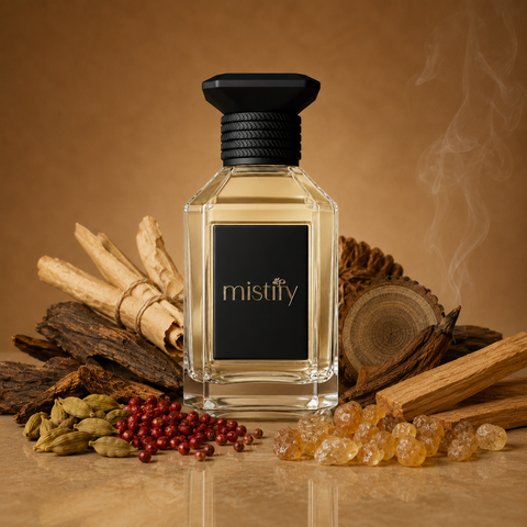 Incense Oud by Kilian perfume bottle featuring an elegant design and dark amber liquid, representing the luxurious oud fragrance.