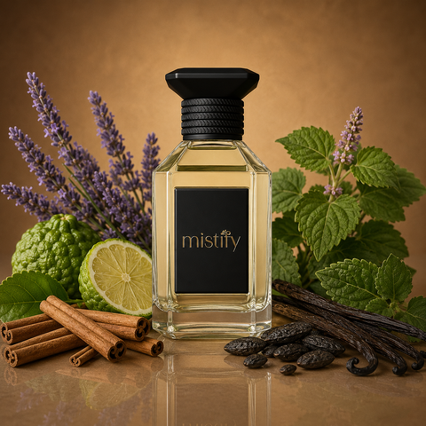 Bottle of Inspired By Lavender Extremism by Tom Ford, showcasing the luxurious lavender-scented perfume in a sleek, elegant bottle.