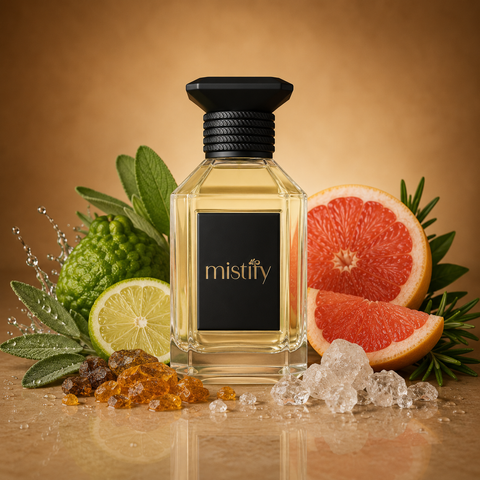A luxurious bottle of Immensity perfume by Inspired By: L'Immensité by Louis Vuitton with elegant packaging and branding.