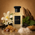 Inspiration Vanilla 28 by Kayali, elegant fragrance bottle with a sleek design, showcasing the vanilla-scented perfume.