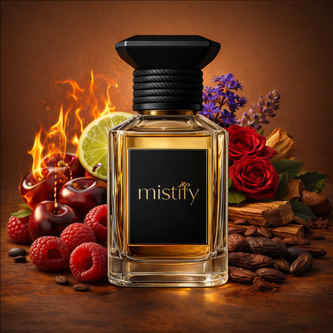 Loving Flaming Cherry 49 perfume bottle by Kayali from Inspired By: Lovefest Burning Cherry 48 collection.