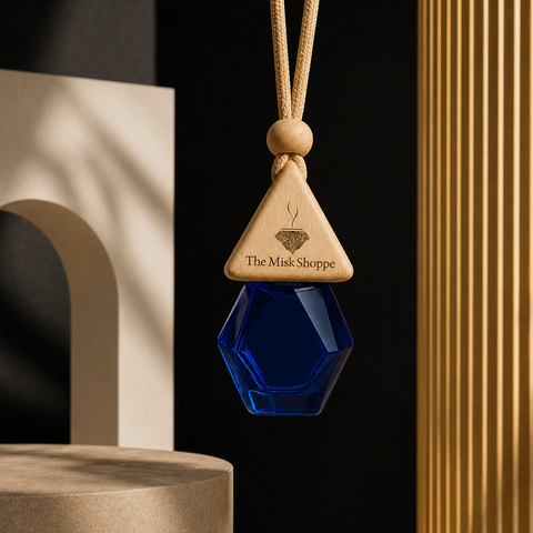 Mistify Parfums car diffuser with a sleek design, featuring a scent diffuser for freshening your vehicle's interior.